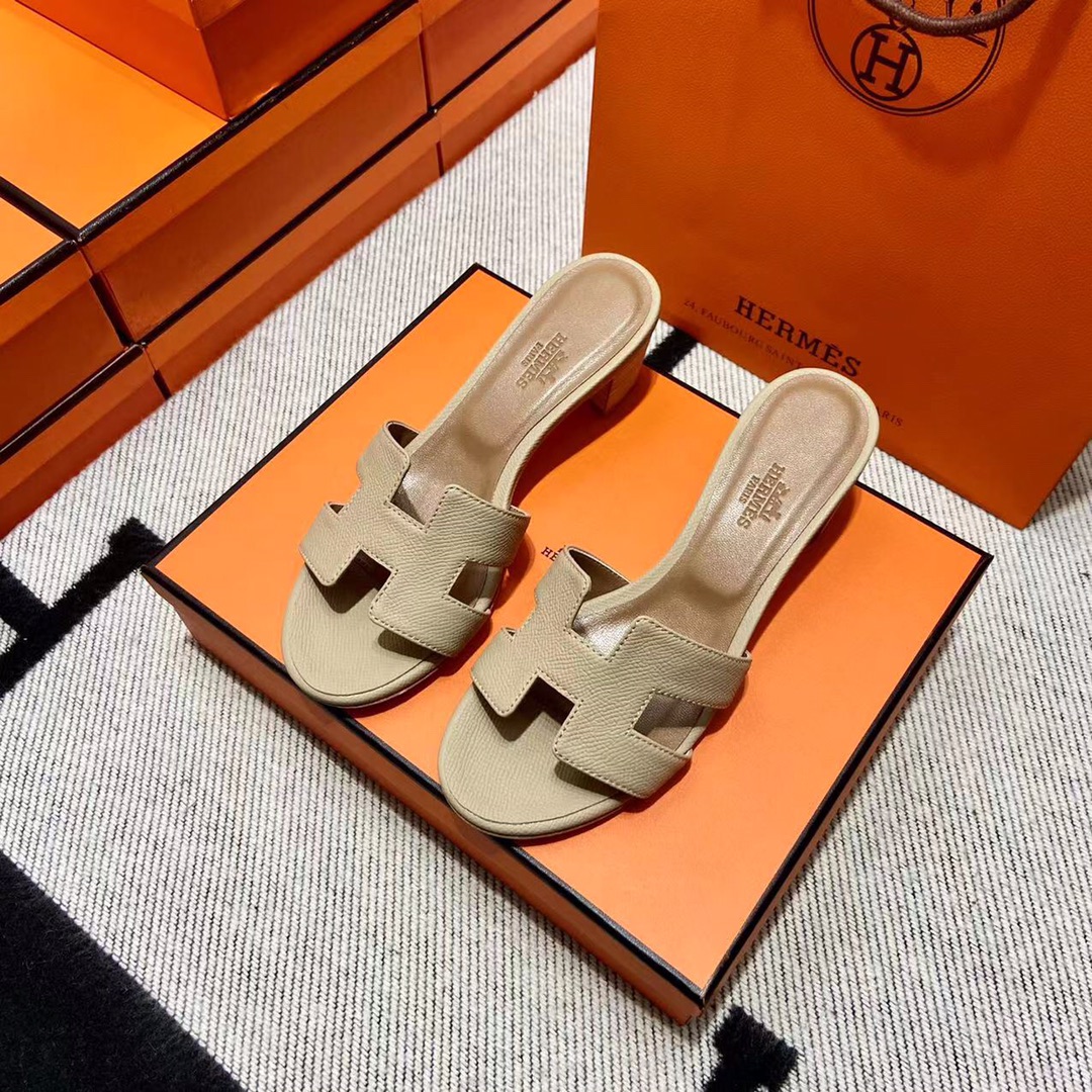 에르메스 올수공 오아시스 슬리퍼 샌들 앱송 65